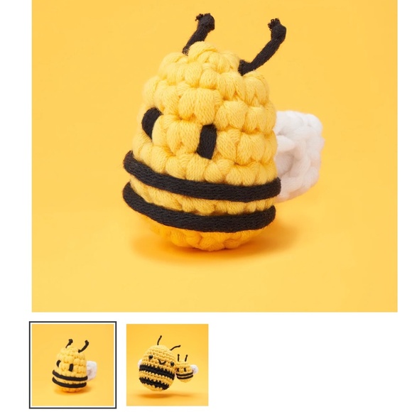 Bjørn the Narwhal Crochet Kit Plus Mini Baby Bee and Tiny Book for One Price - Picture 7 of 8